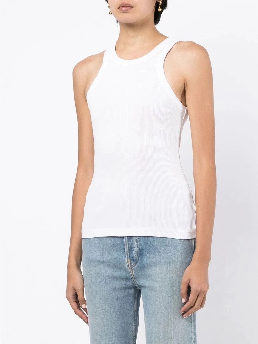 AGOLDE - White Bailey Tank - Small - Worn Once